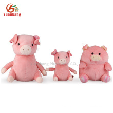 ICTI auditierte Fabrikplüschgefülltes Schweinspielzeug u. Weiches rosafarbenes Schwein